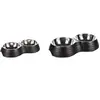 Image de Gamelle pour la nourriture et d'eau pour chien Flamingo Duo Dinner Aschau Noir 11x4x25 cm 517458