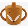 Image de Tasse d'apprentissage Animal en silicone orange