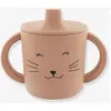 Image de Tasse d'apprentissage Animal en silicone rose nude