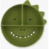 Image de Assiette en silicone avec compartiments Animal mr dino