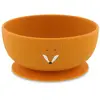 Image de Bol En Silicone Avec Ventouse Orange