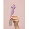 Image de Lot de 3 couverts 2e âge Animal mauve