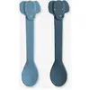 Image de Lot de 2 cuillères 1er âge Animal en silicone mrs elephant