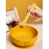 Image de Lot 3 cuillères d'alimentation Mr Lion jaune