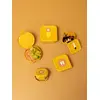 Image de Boite à goûter à clip jaune