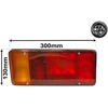 Image de VAN WEZEL 2813925 Feu arrière gauche, avec porte-lampe