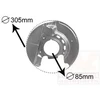 Image de VAN WEZEL 0620371 Protection De Disque De Frein Essieu avant gauche