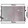Image de VAN WEZEL 13012702 Radiateur du moteur Aluminium, Grille de radiateur soudée