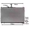 Image de VAN WEZEL 82002418 Radiateur du moteur Aluminium, Grille de radiateur soudée, avec accessoires