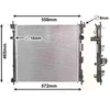Image de VAN WEZEL 33002425 Radiateur du moteur Aluminium