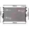 Image de VAN WEZEL 18012709 Radiateur du moteur Aluminium, Grille de radiateur soudée