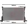 Image de VAN WEZEL 43002624 Radiateur du moteur Aluminium, Grille de radiateur soudée