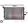 Image de VAN WEZEL 58012208 Radiateur du moteur Aluminium, ailettes jointes mécaniquement, avec accessoires