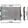 Image de VAN WEZEL 13002414 Radiateur du moteur Aluminium, Grille de radiateur soudée, Raccord gauche