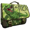 Image de Cartable Scolaire Dinosaure T-rex Motif Camouflage 41 Cm Vert