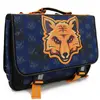 Image de Cartable Pour Enfant Renard 2 Compartiments 41 Cm Bleu / Orange