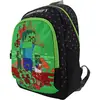 Image de Sac À Dos Scolaire Garçon Imprimé Creeper Qualité Supérieure Minecraft Noir / Vert