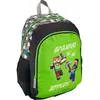 Image de Sac À Dos Minecraft Motif Pixelisé Polyester Premium Noir / Vert / Bleu