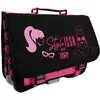 Image de Cartable Scolaire Fille Barbie En Textile Avec Imprimés Style Icon Noir / Rose / Clair