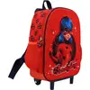 Image de Sac À Dos À Roulettes Fille 3d Miraculous Ladybug - Trolley Pratique Rouge