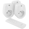 Image de Lot De 3 Prises Telecommandees Chacon Blanches