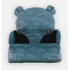 Image de Réhausseur De Chaise Imperméable Bleu, Blanc