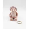 Image de Peluche Mini Musicale Popsie En Veloudoux® Rose, Écru