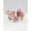 Image de Peluche D'activités Popsie En Veloudoux® Et Mousseline De Coton Rose