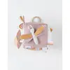 Image de Cube D'activités Popsie Gigi & Louli En Veloudoux® Rose, Écru, Ocre