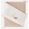Image de Tour De Lit Popsie Gigi & Louli En Veloudoux® Rose, Écru, Ocre