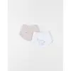 Image de Lot 2 Bavoirs Éponge & Mousseline Beige