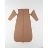 Image de Gigoteuse Manches Amovibles Jersey Pointelle Marron