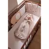 Image de Tour De Lit Et Protège Barreaux Mousseline De Coton Beige