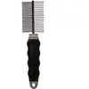 Image de Peigne pour chien anti-puces 68 pins Duvoplus Noir 22,5x5x3 cm 10049