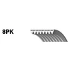 Image de GATES 8PK1310XS Courroie Poly-V RoadMax  Value Line