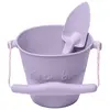 Image de Ensemble Seau Et Pelle - Jouet De Jardin Et De Plage Souple Et Coloré Light Purple