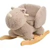 Image de Bascule Teddy Le Rhinocéros Taupe Marron