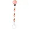 Image de Attache Tétine Silicone Rose