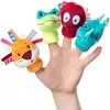 Image de Jeu De Marionnettes À Doigts   Donnez Vie Aux Personnages ! Turquoise, Orange, Vert