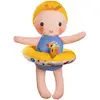Image de Poupée De Bain Axelle Bleu, Jaune, Saumon