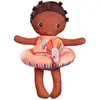 Image de Poupée De Bain Axelle Marron, Rose