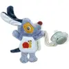 Image de Doudou Attache Sucette Jack Mini Ami De La Nuit Bleu