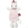 Image de Doudou Marionnette Phosphorescent Rose, Blanc, Jaune