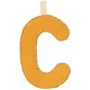 Image de Lettre C Phosphorescente Jaune
