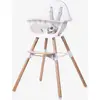 Image de Chaise Haute Evolu 2 + Arceau Naturel Blanc