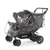 Image de Accessoire Poussette Housse De Pluie Quadruple Anthracite