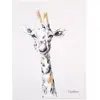 Image de Décoration Murale Peinture Girafe 30x40cm Girafe
