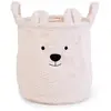 Image de Panier De Rangement 30x30x30 Cm Teddy Blanc Cassé