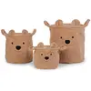 Image de Set De 3 Paniers De Rangement Teddy Neutre