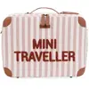 Image de Sac De Voyage Valise Pour Enfant Mini Traveller Rayures Nude